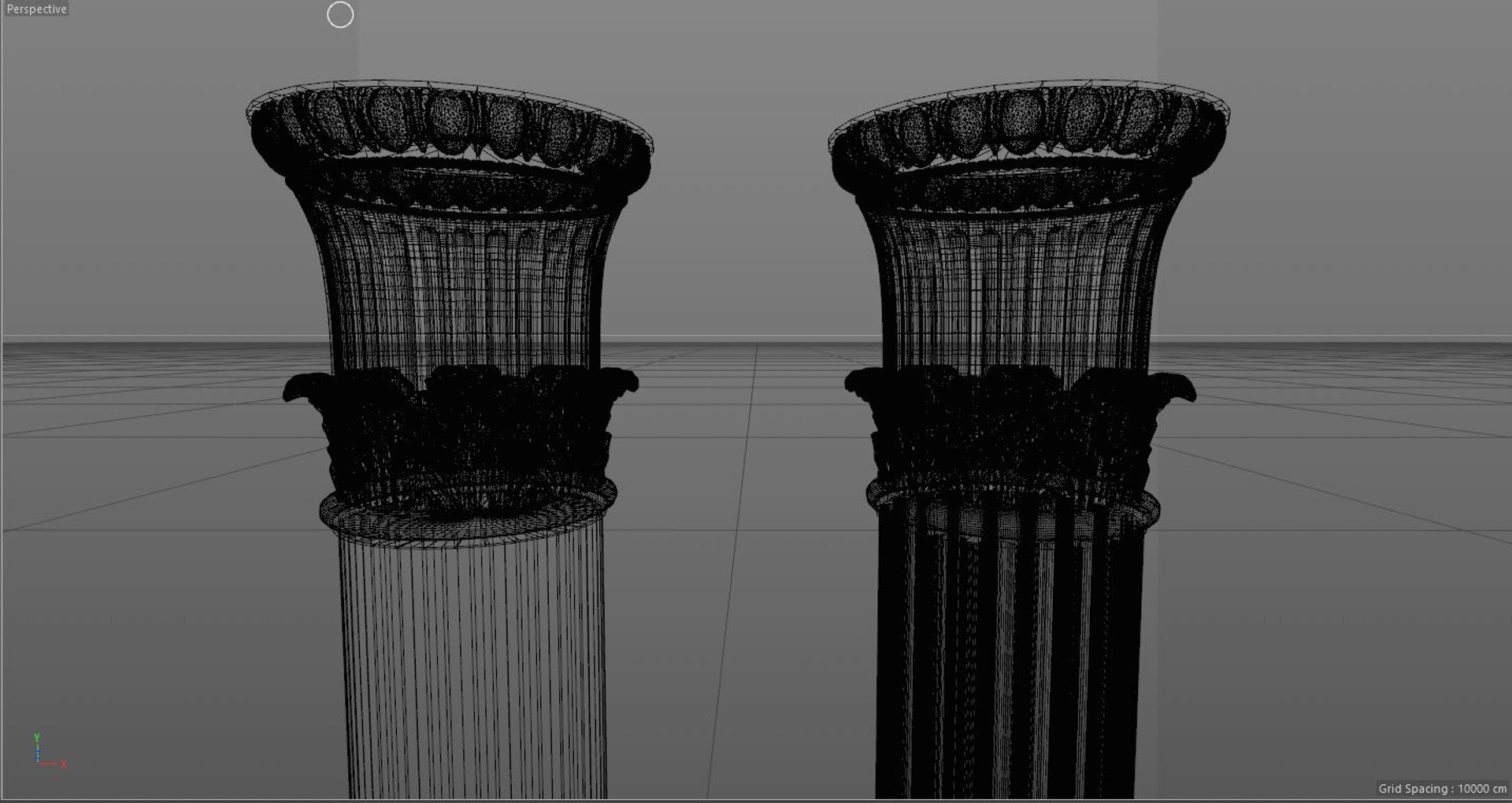 Column architecture 3D model - TurboSquid 1626292