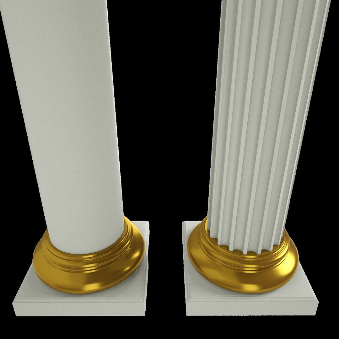 Column architecture 3D model - TurboSquid 1626292