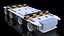 White Omnimove Mobile Platform KUKA Rigged for Cinema 4D