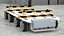 White Omnimove Mobile Platform KUKA Rigged for Cinema 4D