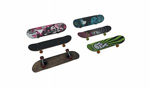 Skateboards Pack model