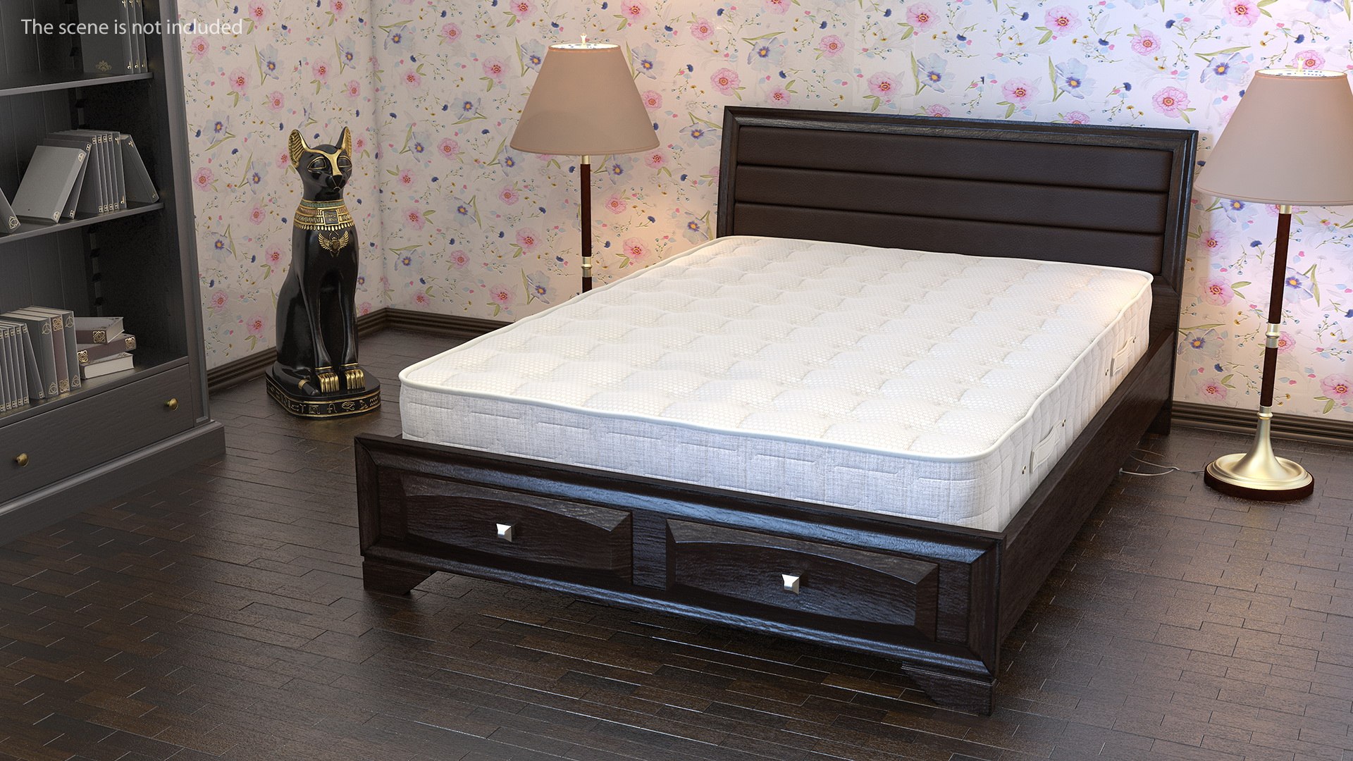 Double Size Sleeping Mattress 3D model preview