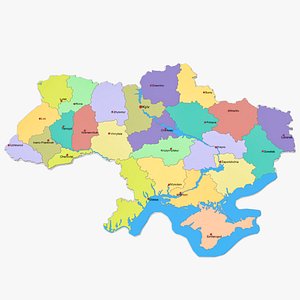 Ukraine Political Map