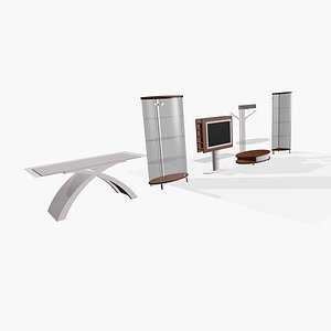 interior glass design 3d model