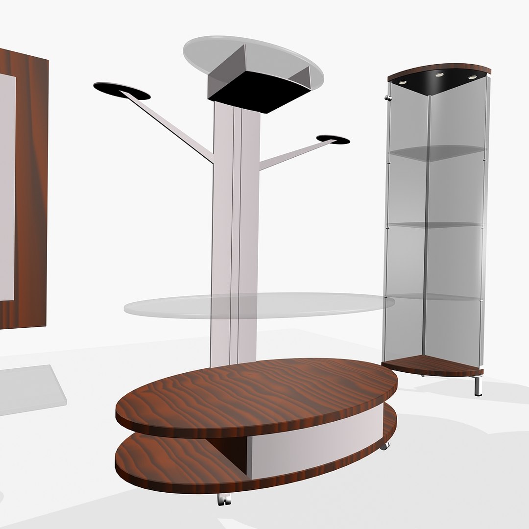 Interior Glass Design 3d Model