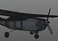 Monomotor de avião Cinema 4d Rigged
