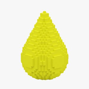 Yellow Drop 3D