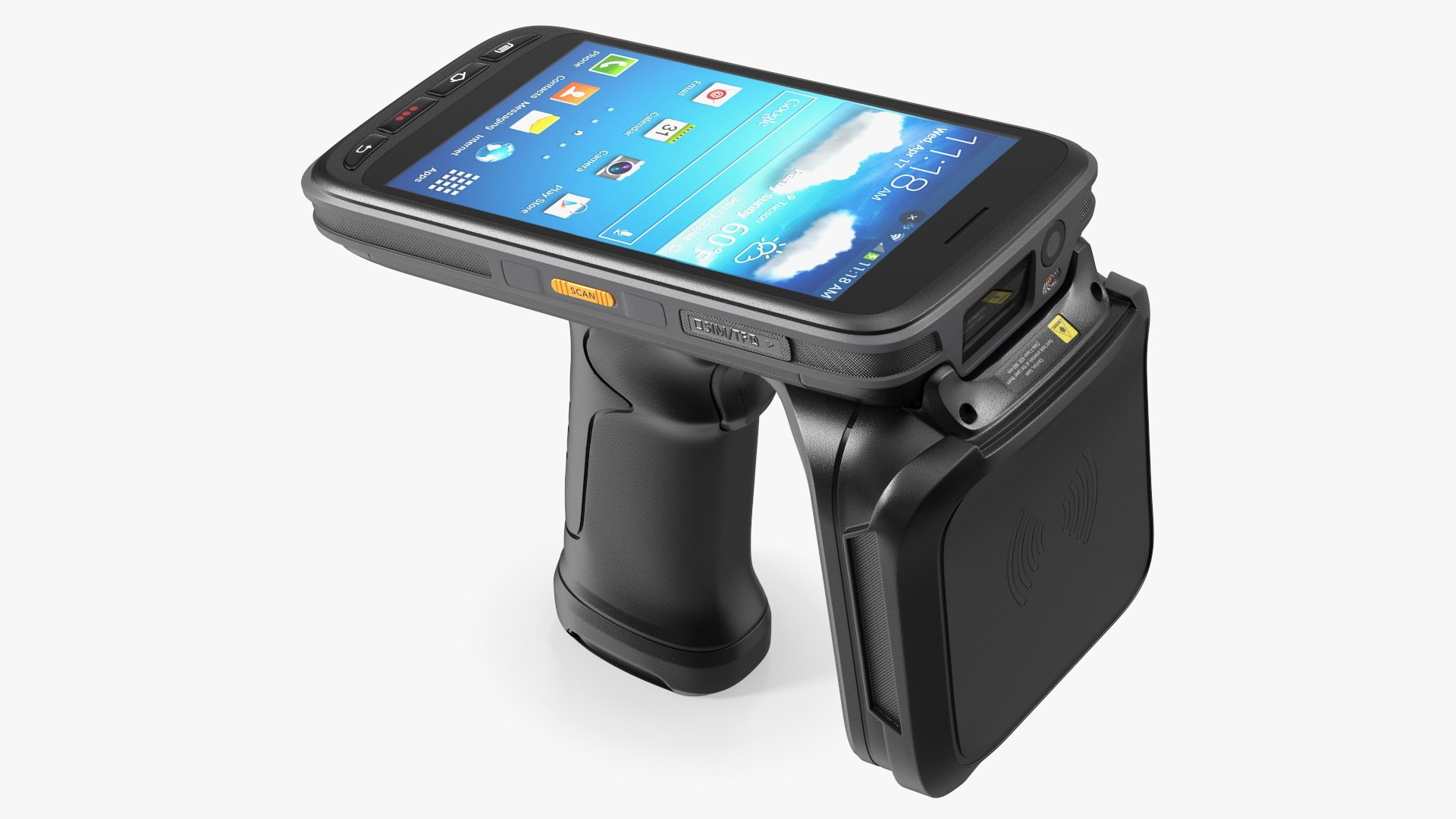 Chainway Android RFID Scanner3D模型 TurboSquid 2055932