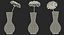 3D flowers vases model