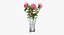 3D flowers vases model