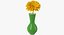 3D flowers vases model