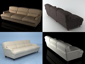 3D raffles threeseater sofa