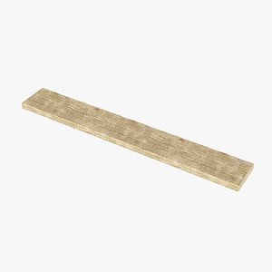 3D Wooden Boards model