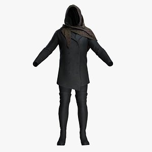 3D Cultural Female Outfit - Covered Character