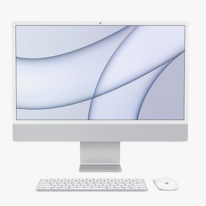 3D Apple 24 iMac 2021