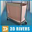 laundry cart 3d 3ds