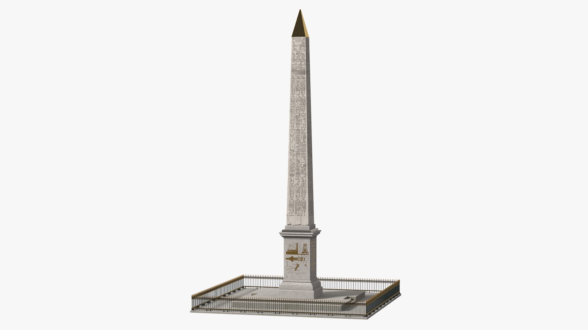 Paris Landmarks Collection 3D model preview
