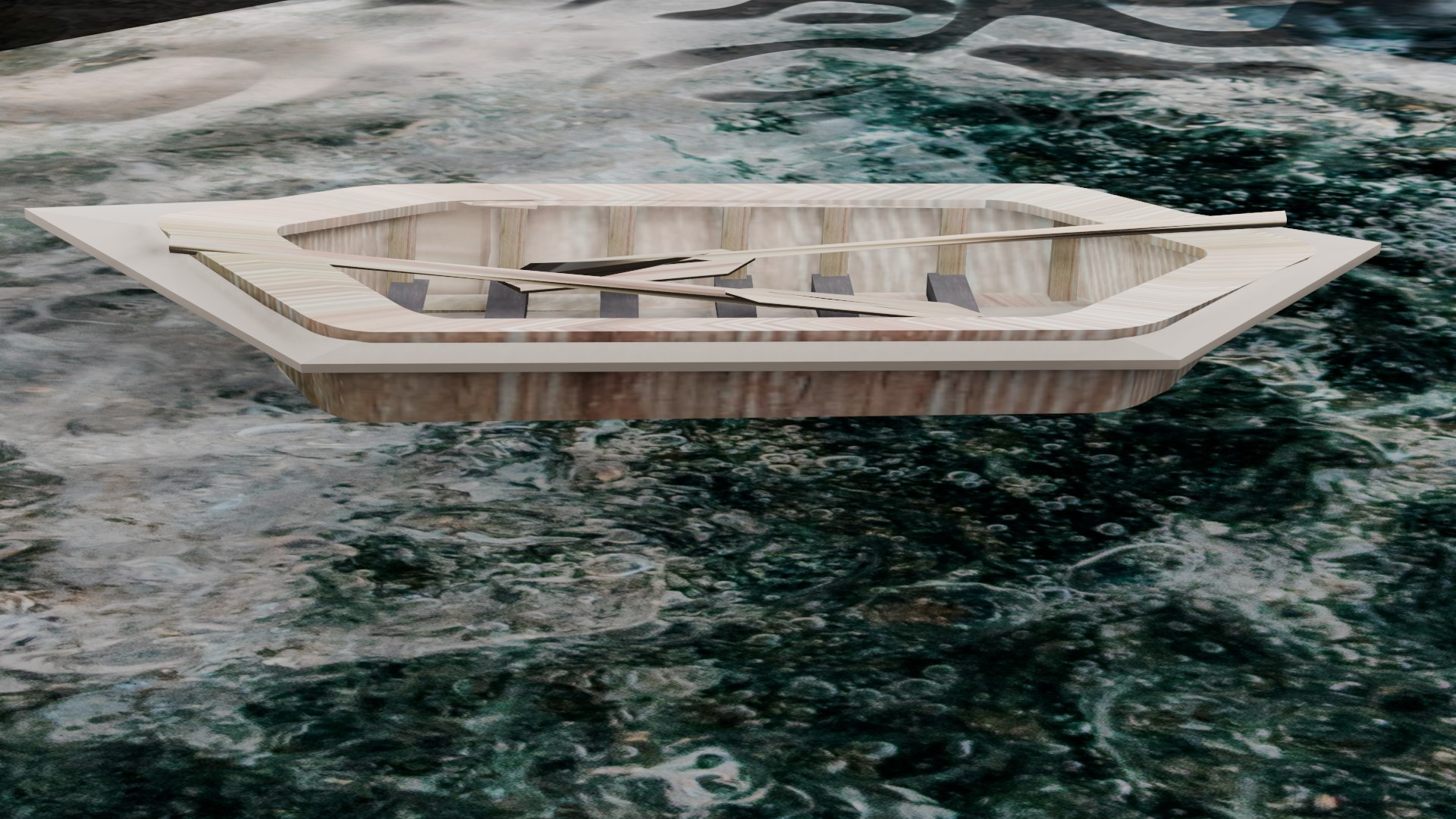Rowing Boat 3D Model - TurboSquid 2254956