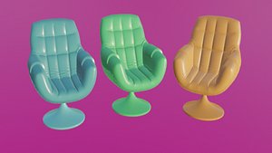 Elegant Leather One-Seater Chairs Collection model