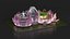 Wujin Lotus Building Night Lights On