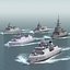 nato warships ship 3d 3ds