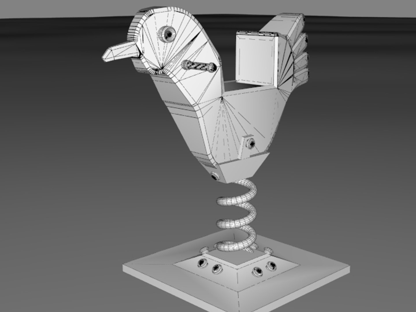 Dxf Rocking Horse Chicken