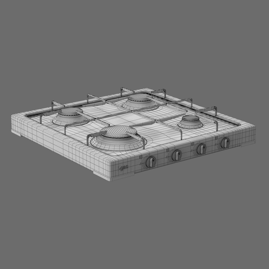 3D Cooktop Stove top Classic model https://p.turbosquid.com/ts-thumb/Oy/axtLEm/N6/4gascooktopstove3dmodelwireframe000022/jpg/1700947767/1920x1080/fit_q87/dfd8b22508aca69e8fe1554c80d972f5cec01321/4gascooktopstove3dmodelwireframe000022.jpg