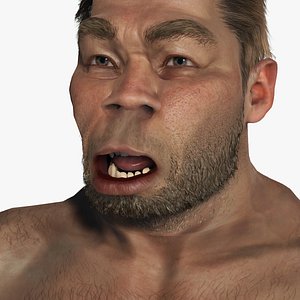 caveman 3D model