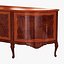 3D cabinet italian xv chippendale model