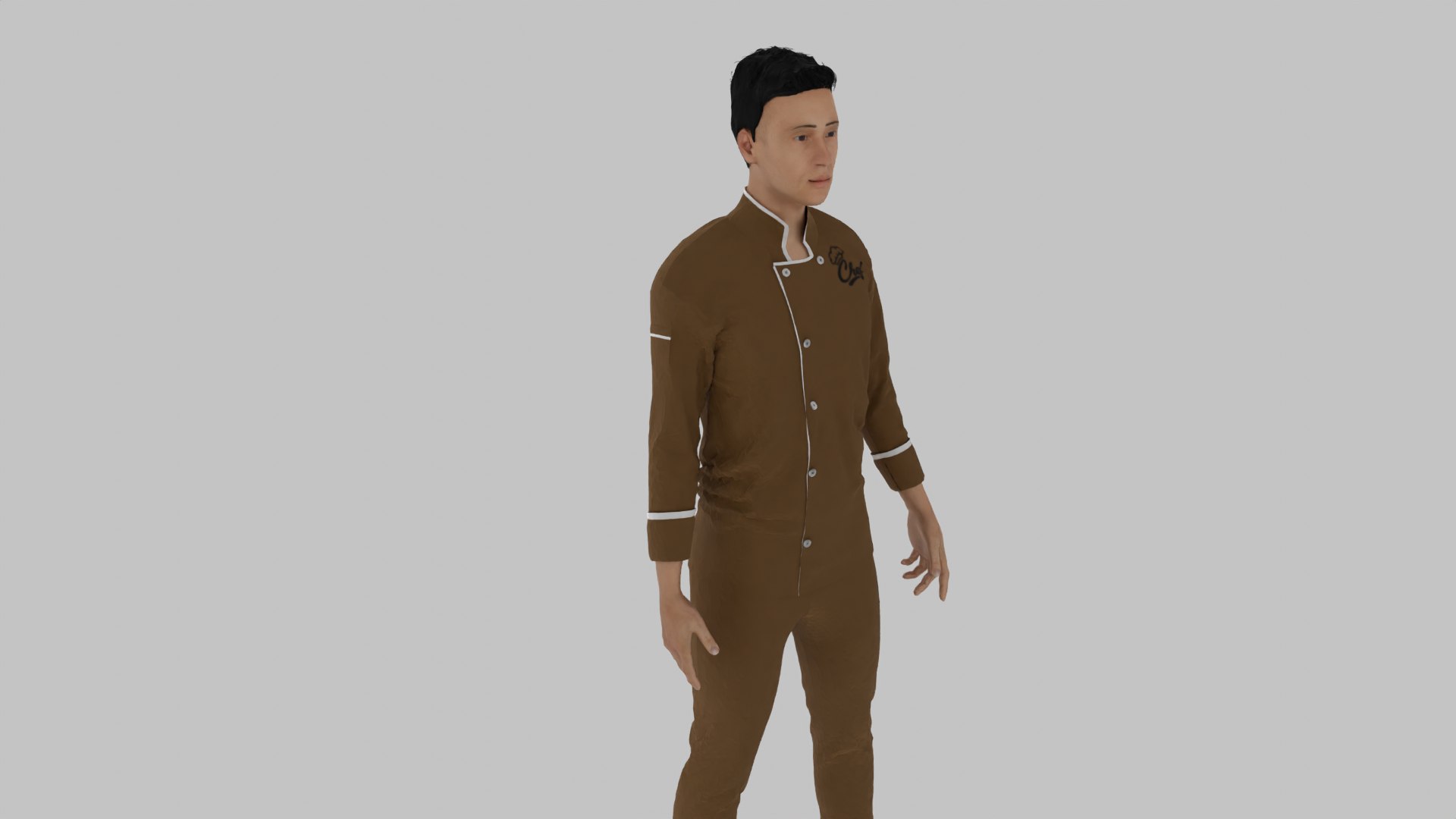 3D Chef Character Model - TurboSquid 1970992