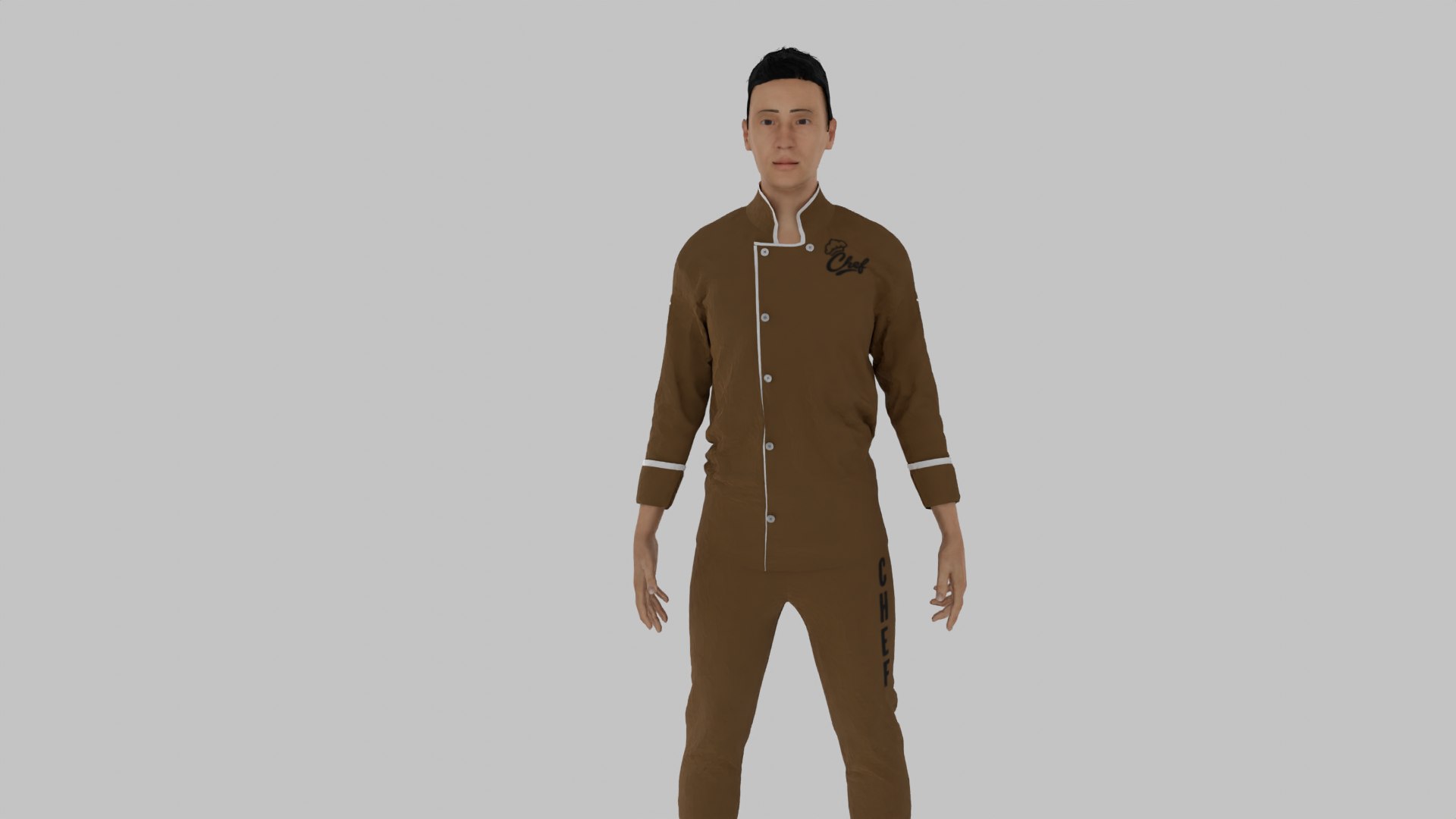 3D Chef Character Model - TurboSquid 1970992