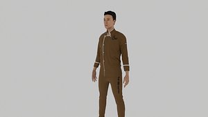 3D Chef Character model
