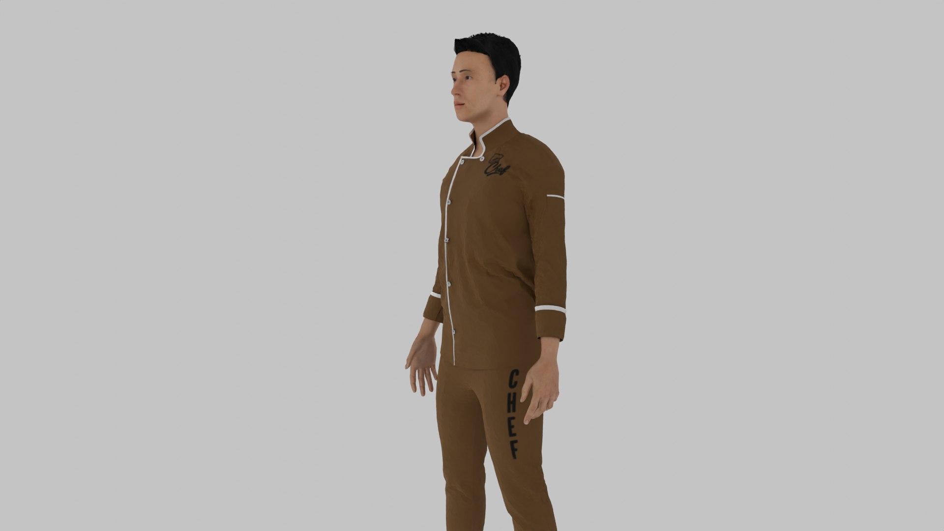3D Chef Character Model - TurboSquid 1970992