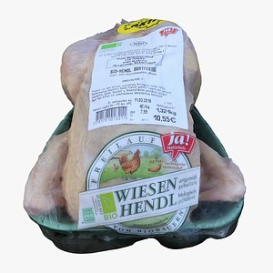 Chicken packaged