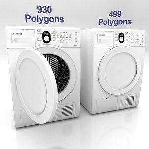 washing dryer washer machine 3ds