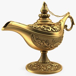 Antique Magic Lamp Gold