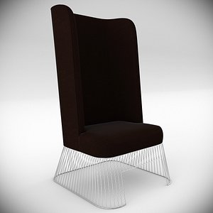 3d model outdoor chair