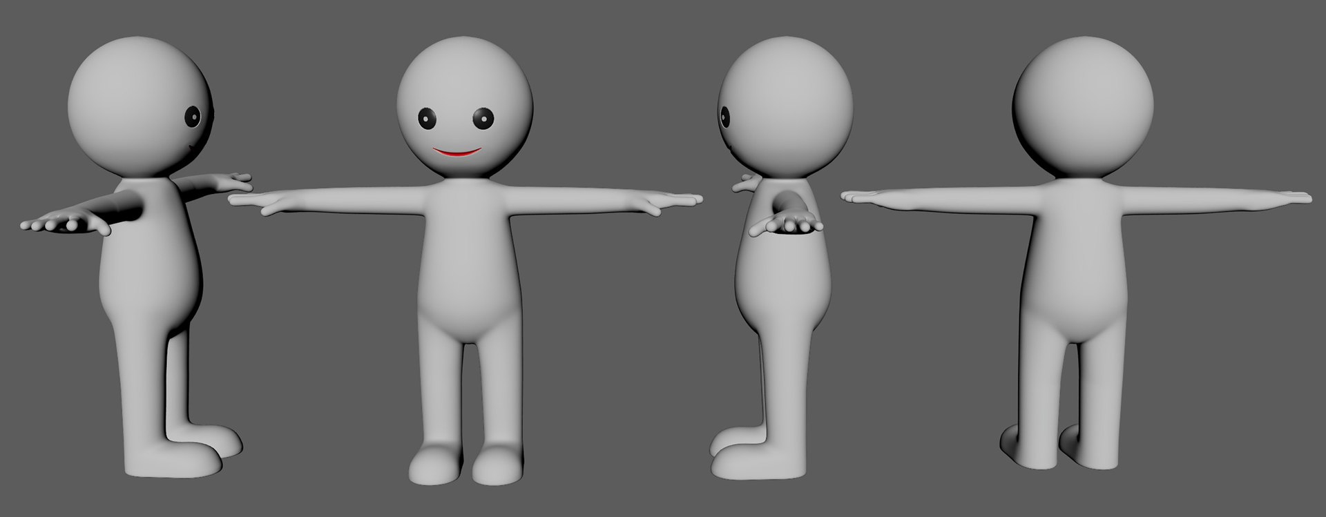3D Model Stickman Character Fully Rigged 3D Model - TurboSquid 2534078