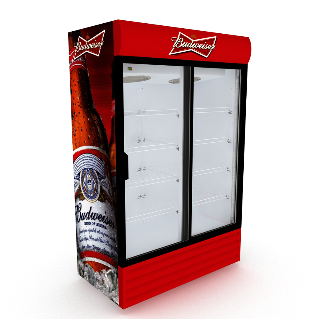 budweiser drinks fridge