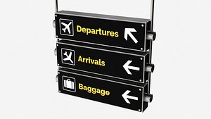 Airport Sign Board 2