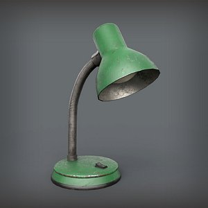 Old Retro Table Lamp 3D