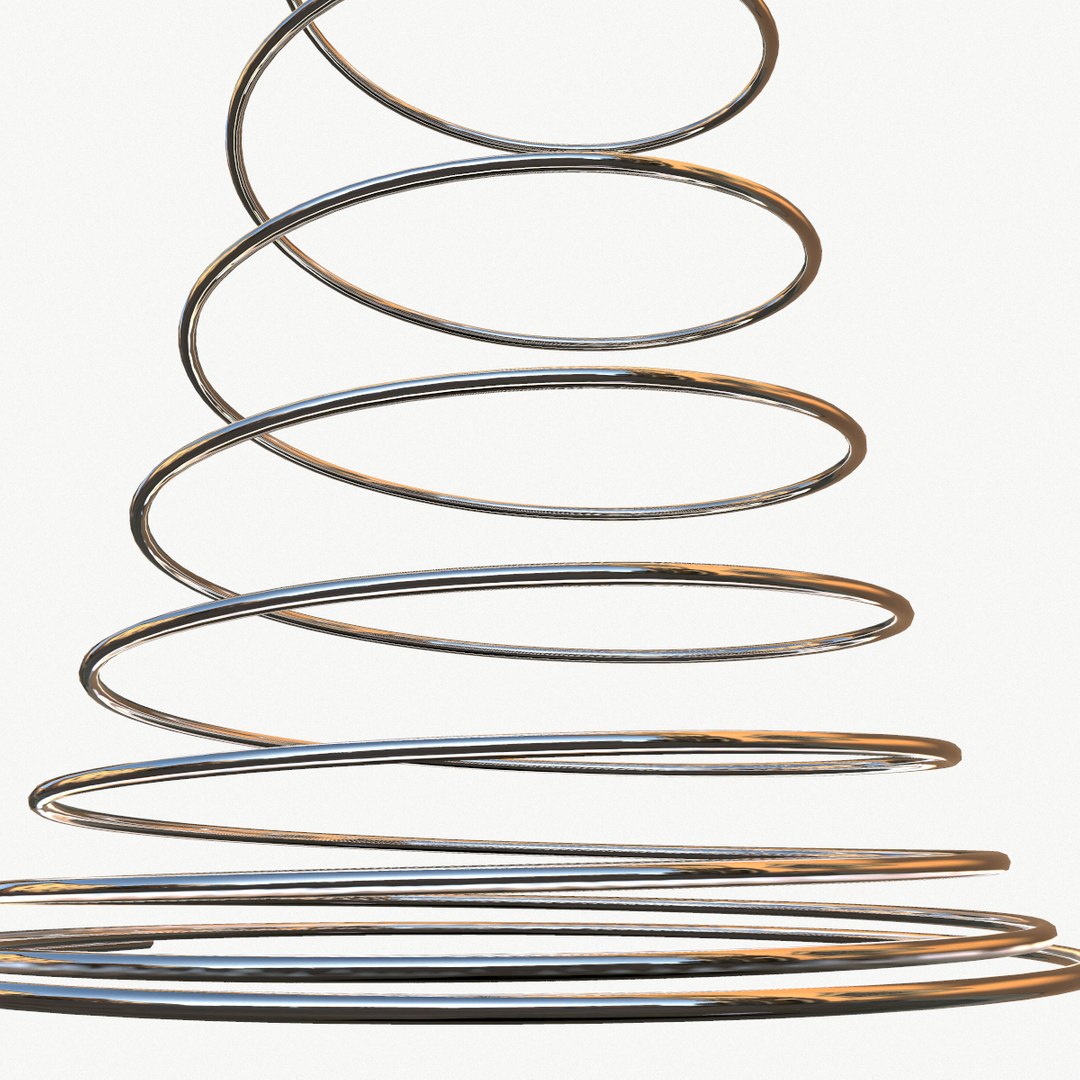 3D Metal Spiral Spring Model - TurboSquid 1410437
