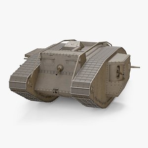 Tank MK 4 Male Rigged