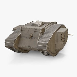 Tank MK 4 Male Rigged