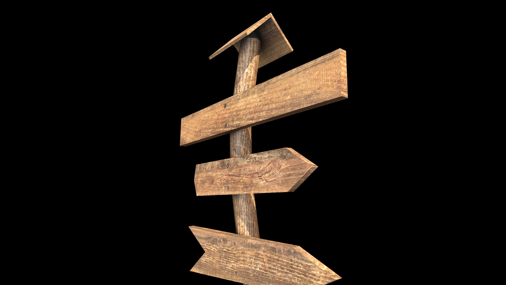 3D Signpost3 Model - TurboSquid 1739918