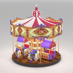 carousel ride 3D