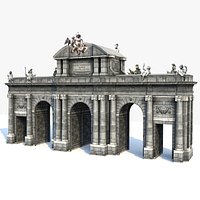 Puerta Alcala Arch from Madrid