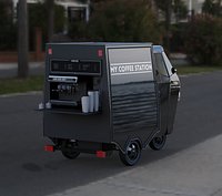 Piaggio ape coffee van