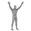 3D man mannequin abstract