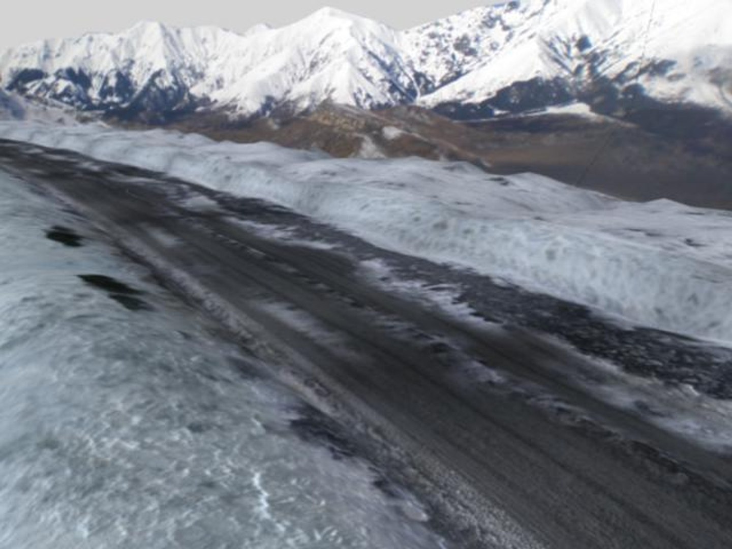 3d Snow Road Model